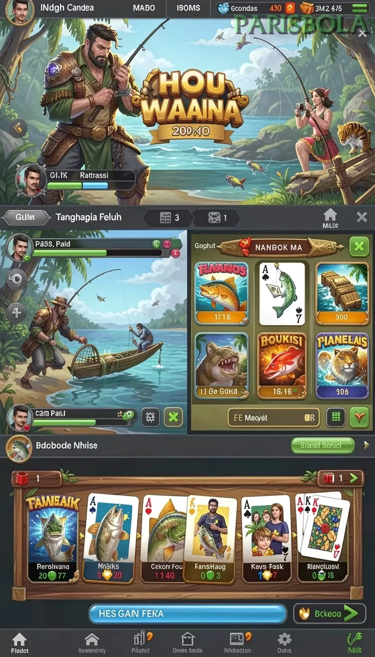 Cuplikan layar DI1 — menu navigasi