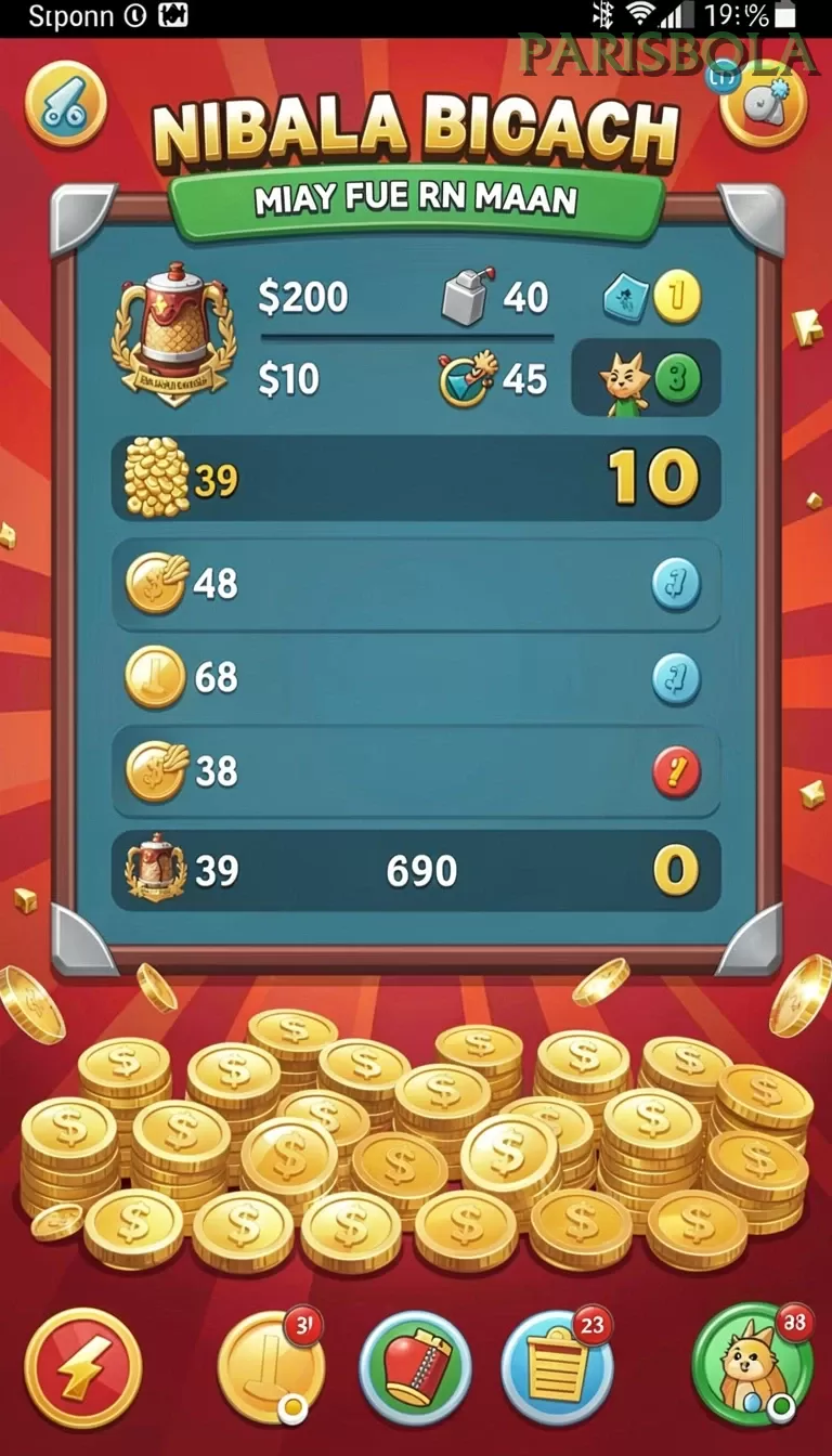 Cuplikan layar C8VIP — menu navigasi